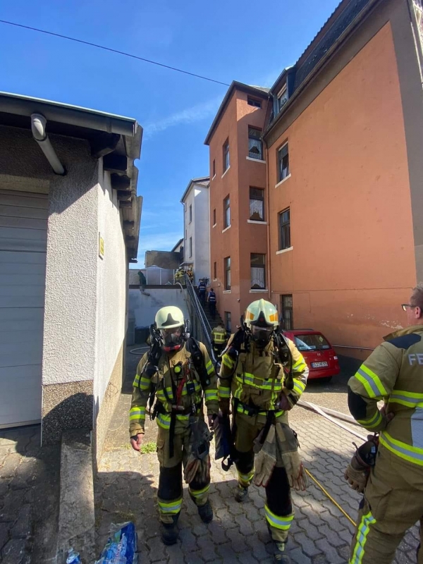 Zimmerbrand Mit Menschenrettung [ Einsatzbericht / Bous ]