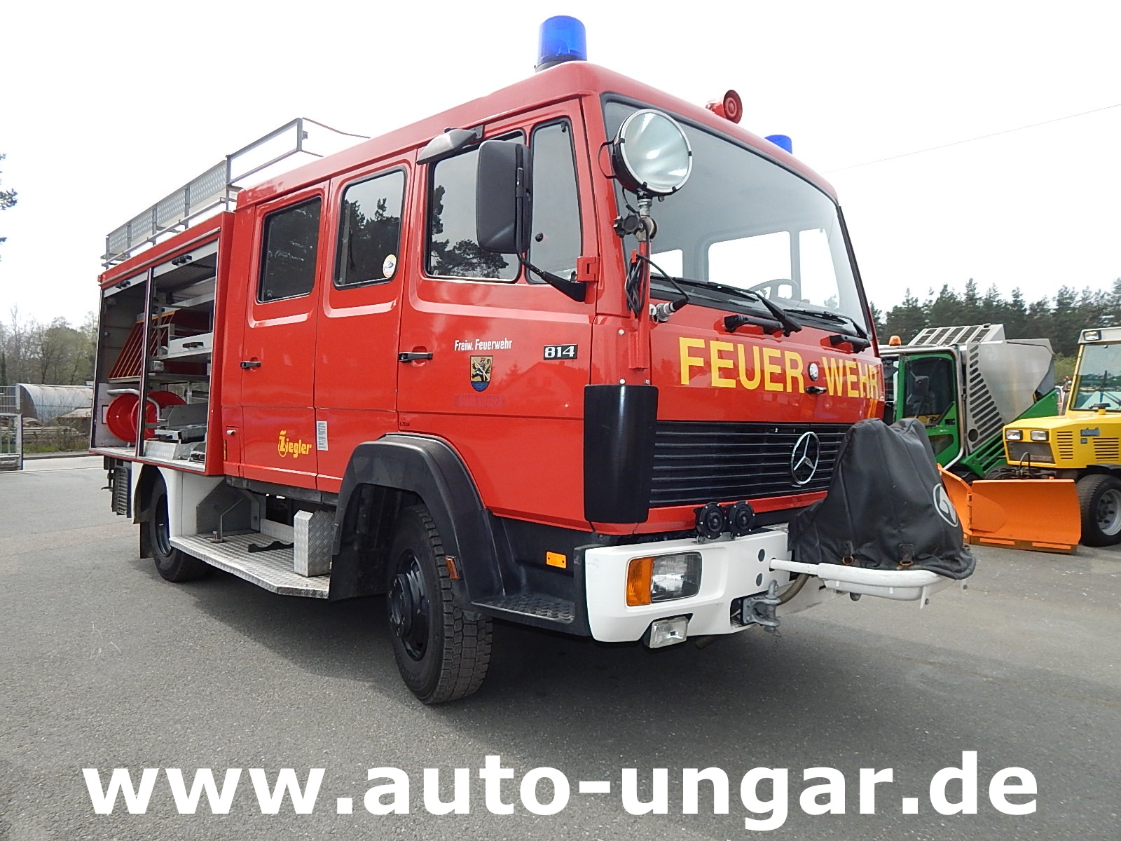 Mercedes 814 LF 8 Ziegler Feuerwehrfahrzeug Löschfahrzeug ABS