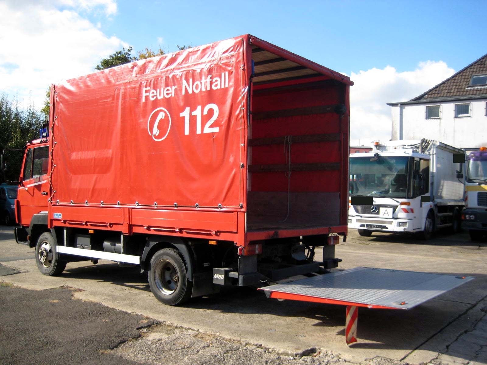 GW-Logistik Plane kurz mit LBW auf Mercedes 817 (mit Atego-Motor ...