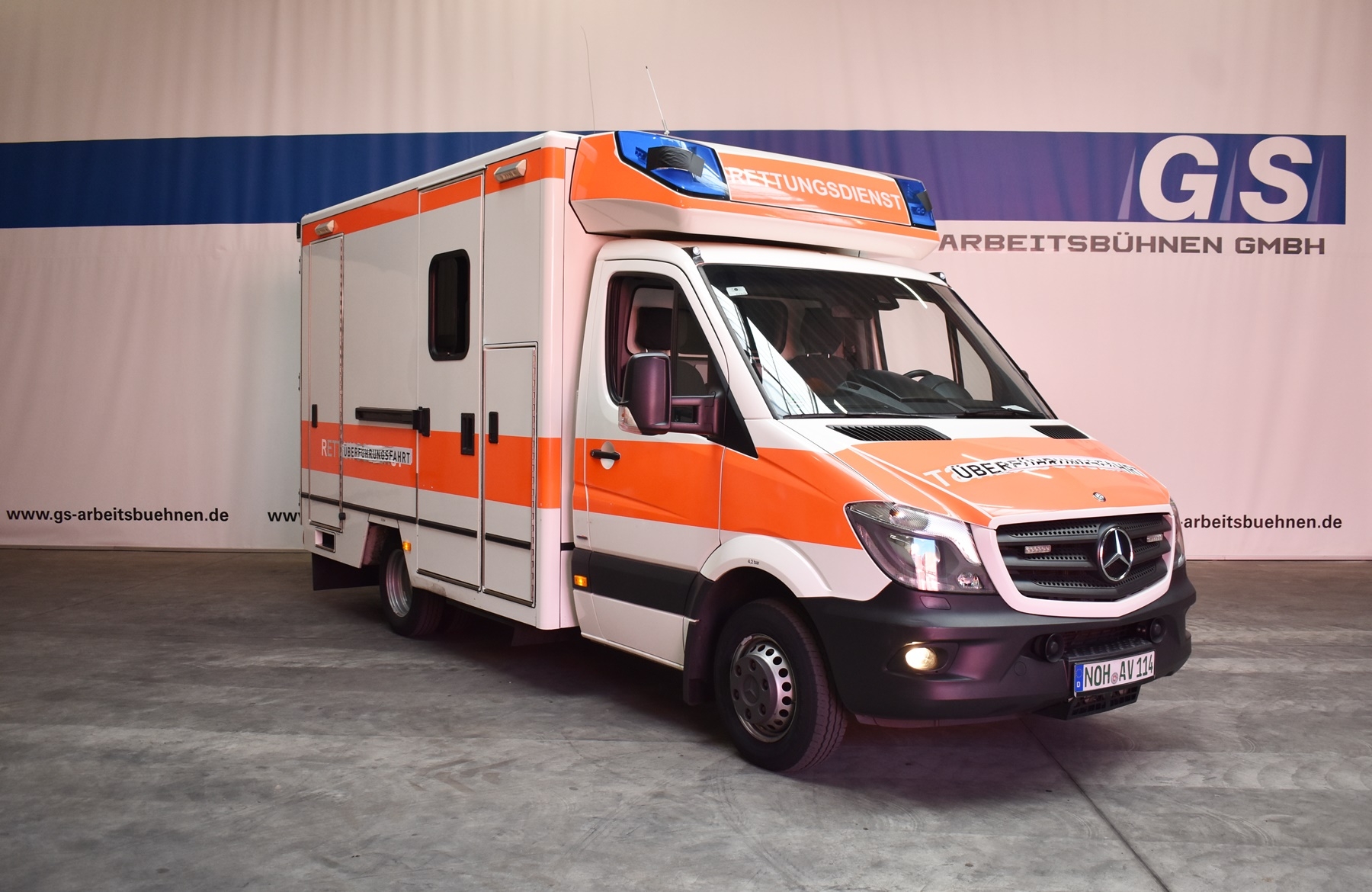 Mercedes Benz Sprinter Fahrtec Rettungswagen Rtw