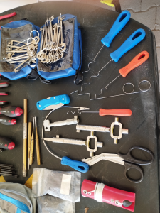 NHQZ Türöffnungswerkzeug 3-teilig - Multifunktion Hebelwerkzeug Für Feuerwehr & Polizei